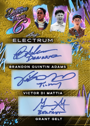 Dream 6 Auto Front Brandon Quintin Adams, Victor Di Mattia, Grant Gelt MOCK UP