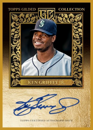 Gold Framed Hall of Fame Auto Ken Griffey Jr MOCK UP Gold Framed Hall of Fame Auto Ken Griffey Jr MOCK UP
