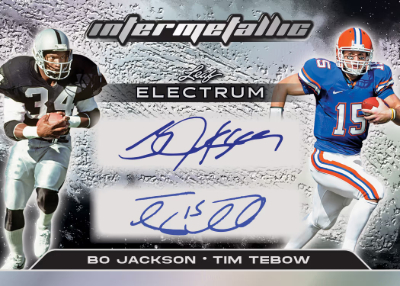 Intermetallic Auto Bo Jackson, Tim Tebow MOCK UP