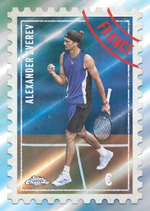 International Postage Alexander Zverev MOCK UP International Postage Alexander Zverev MOCK UP