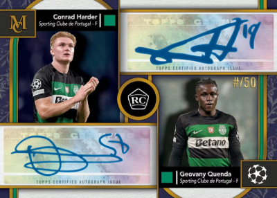 Rookie Connection Dual Auto Conrad Harder, Geovany Quenda MOCK UP Rookie Connection Dual Auto Conrad Harder, Geovany Quenda MOCK UP