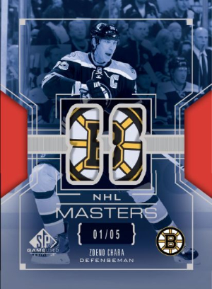 NHL Masters Patch Zdeno Chara MOCK UP