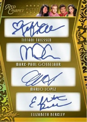 Octet Auto Front Tiffani Thiessen, Mark-Paul Gosselaar, Mario Lopez, Elizabeth Berkley MOCK UP