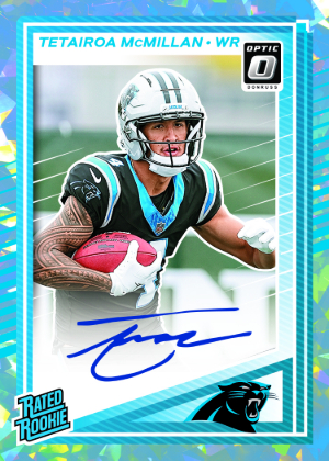 Rated Rookies RPS Auto Ice Tetairoa McMillan MOCK UP