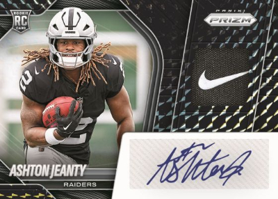 Rookie Patch Auto Ashton Jeanty MOCK UP