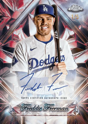 Sapphire Selections Auto Freddie Freeman MOCK UP