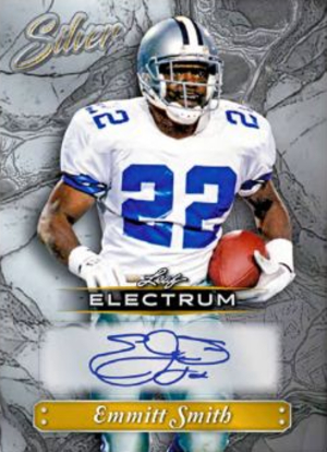 Silver and Gold Auto Front Emmitt Smith MOCK UP
