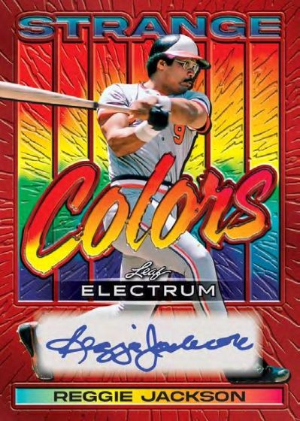 Strange Colors Auto Reggie Jackson MOCK UP
