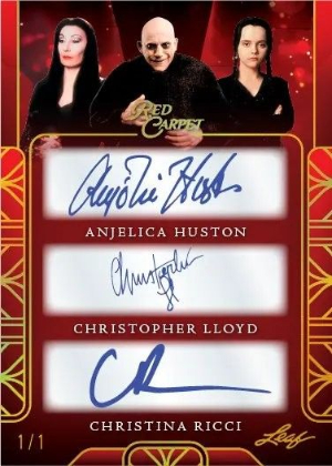 Triple Autos Anjelica Huston, Christopher Lloyd, Christina Ricci MOCK UP