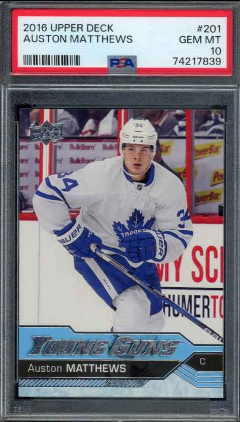 2016-17 Upper Deck - Young Guns Auston Matthews #201 2016-17 Upper Deck - Young Guns Auston Matthews #201