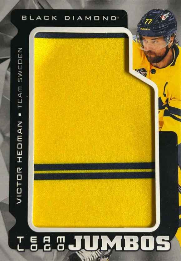 2025-26 Black Diamond Team Logo Jumbo 4 Nations #TL-VH Victor Hedman