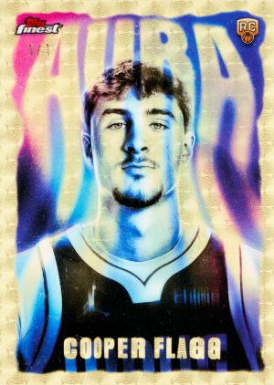 2025-26 Topps Finest NBA Basketball Aura SuperFractor Cooper Flagg MOCK UP