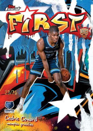 2025-26 Topps Finest NBA Basketball First Cedric Coward MOCK UP
