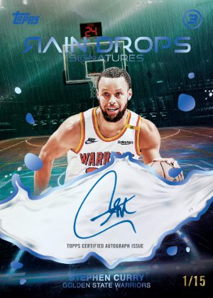 2025-26 Topps Three Basketball Raindrops Signatures Stephen Curry MOCK UP 2025-26 Topps Three Basketball Raindrops Signatures Stephen Curry MOCK UP