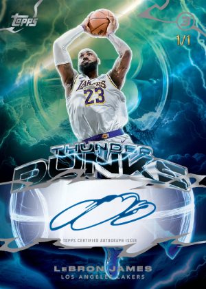 2025-26 Topps Three Basketball Thunderdunk Signatures LeBron James MOCK UP 2025-26 Topps Three Basketball Thunderdunk Signatures LeBron James MOCK UP
