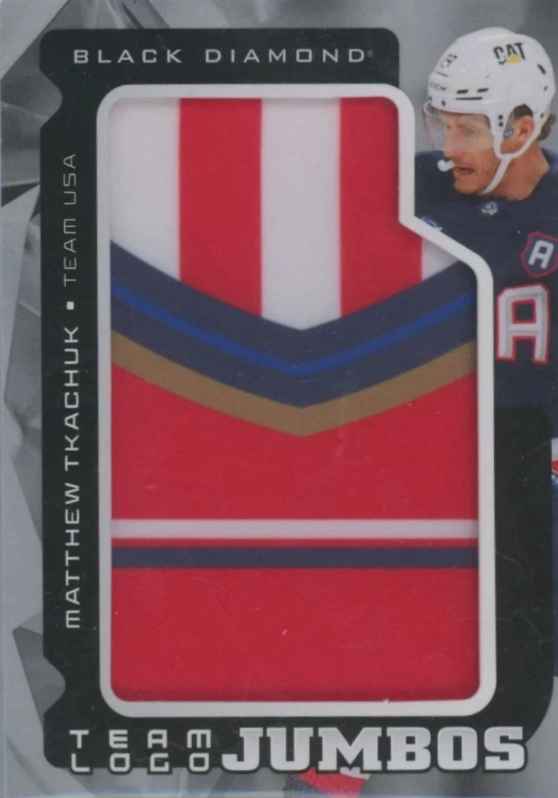 2025-26 UD Black Diamond Team Logo Jumbos Matthew Tkachuk #TL-MT