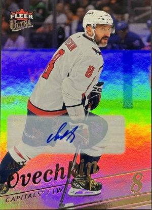 2025-26 Upper Deck Fleer Ultra Base Rainbow Foil Auto SPs Alex Ovechkin 2025-26 Upper Deck Fleer Ultra Base Rainbow Foil Auto SPs Alex Ovechkin