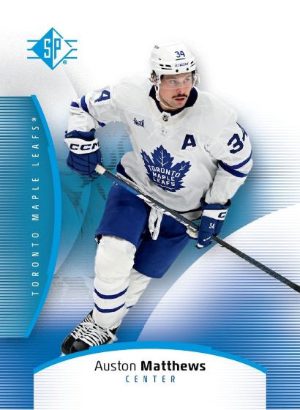 2025-26 Upper Deck SP Hockey Base Auston Matthews MOCK UP 2025-26 Upper Deck SP Hockey Base Auston Matthews MOCK UP