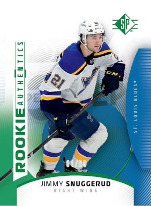 2025-26 Upper Deck SP Hockey Base Rookie Authnetics Jimmy Snuggerud MOCK UP 2025-26 Upper Deck SP Hockey Base Rookie Authnetics Jimmy Snuggerud MOCK UP