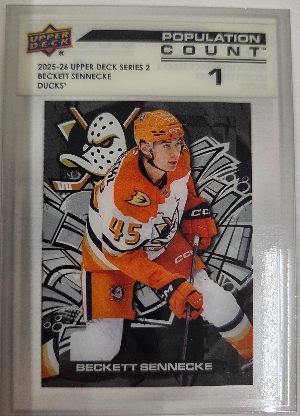 2025-26 Upper Deck Series 2 Population Count 1 Beckett Sennecke