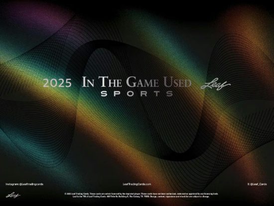 2025 Leaf In The Game Used Sports
