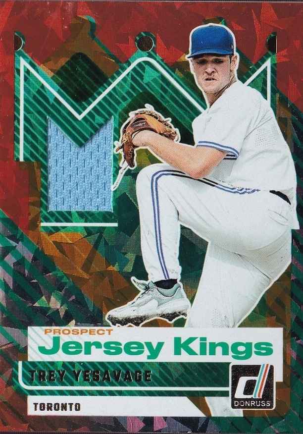 2025 Panini Donruss Prospect Jersey Kings Orange Ice #PJK-TY Trey Yesavage