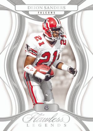 2025 Panini Flawless Football Base Legends Diamond Deion Sanders MOCK UP