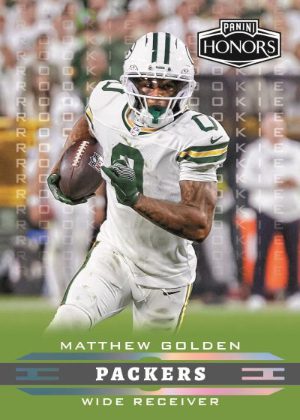 2025 Panini Honors Football 2002 Honors Rookies Matthew Golden MOCK UP