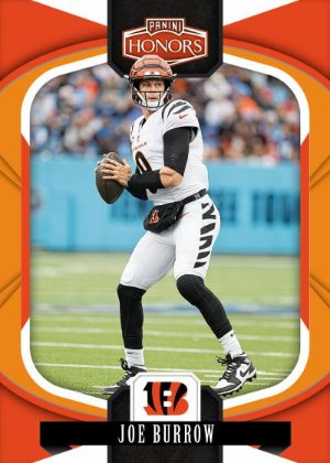 2025 Panini Honors Football Base Orange Joe Burrow MOCK UP