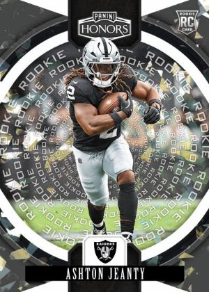 2025 Panini Honors Football Base Rookies Black Ashton Jeanty MOCK UP
