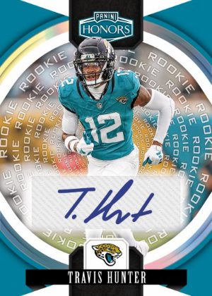 2025 Panini Honors Football Honors Rookie Signatures Travis Hunter MOCK UP