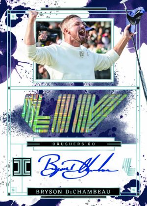 2025 Panini Impeccable LIV Golf Impeccable LIV Signatures Bryson DeChambeau MOCK UP