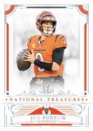 2025 Panini National Treasures Football Base Joe Burrow MOCK UP