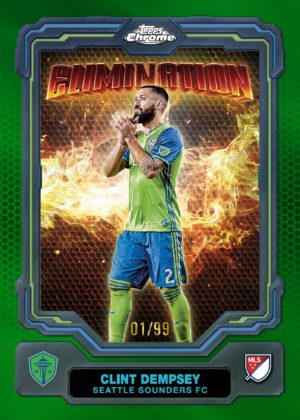2025 Topps Chrome MLS Elimination Green Clint Dempsey MOCK UP