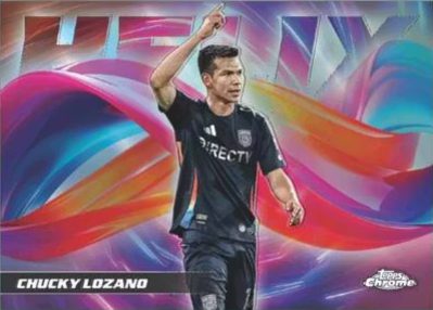 2025 Topps Chrome MLS Helix Chucky Lozano MOCK UP