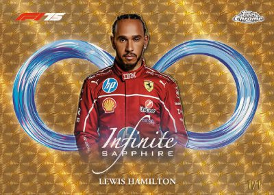 2025 Topps Chrome Sapphire Formula 1 Infinite Sapphire SuperFractor Lewis Hamilton MOCK UP 2025 Topps Chrome Sapphire Formula 1 Infinite Sapphire SuperFractor Lewis Hamilton MOCK UP