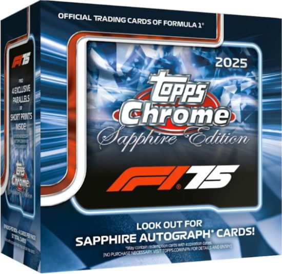 2025 Topps Chrome Sapphire Formula 1