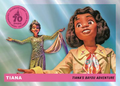 2025 Topps Disneyland 70th Anniversary 1955 Topps Disneyland Icons Tiana MOCK UP