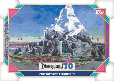 2025 Topps Disneyland 70th Anniversary Base Concept Art Matterhorn Mountain MOCK UP 2025 Topps Disneyland 70th Anniversary Base Concept Art Matterhorn Mountain MOCK UP