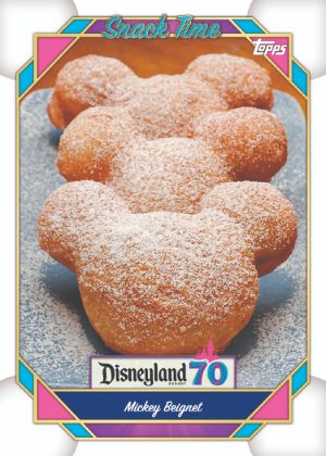 2025 Topps Disneyland 70th Anniversary Base Snack Time Mickey Beignet MOCK UP 2025 Topps Disneyland 70th Anniversary Base Snack Time Mickey Beignet MOCK UP