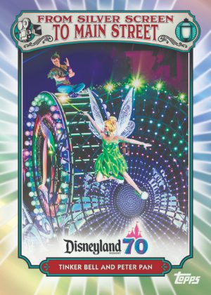 2025 Topps Disneyland 70th Anniversary From Silver Screen To Main Street Tinker Bell and Peter Pan MOCK UP 2025 Topps Disneyland 70th Anniversary From Silver Screen To Main Street Tinker Bell and Peter Pan MOCK UP
