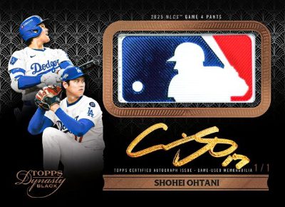 2025 Topps MLB MVP Collection The Game Dynasty Black Auto Relic Shohei Ohtani MOCK UP