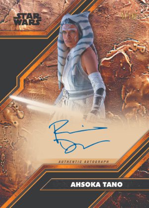 2025 Topps Star Wars Smugglers Outpost Cotosis Metal Auto Ahsoka Tano MOCK UP