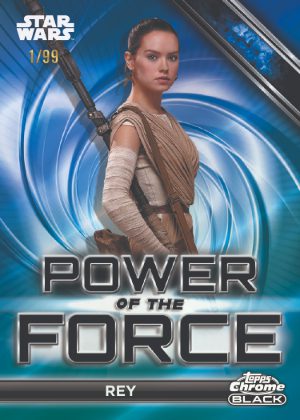 2025 Topps Star Wars Smugglers Outpost Power of the Force Rey MOCK UP