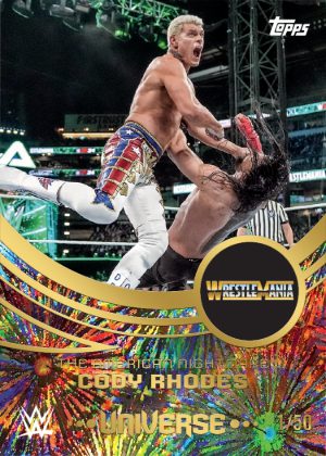 2025 Topps Universe WWE Base Event Variations Cody Rhodes MOCK UP 2025 Topps Universe WWE Base Event Variations Cody Rhodes MOCK UP