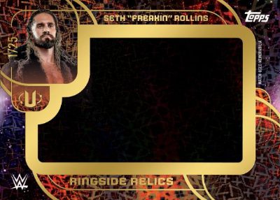 2025 Topps Universe WWE Ringside Relics Seth Freakin Rollins MOCK UP 2025 Topps Universe WWE Ringside Relics Seth Freakin Rollins MOCK UP