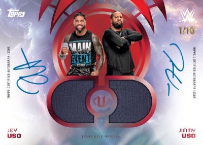 2025 Topps Universe WWE Tag Team Dual Auto Jey Uso, Jimmy Uso MOCK UP 2025 Topps Universe WWE Tag Team Dual Auto Jey Uso, Jimmy Uso MOCK UP