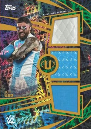 2025 Topps Universe WWE Triple Superstar Relics Green Electric Jey Uso MOCK UP 2025 Topps Universe WWE Triple Superstar Relics Green Electric Jey Uso MOCK UP