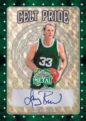 2026 Leaf Metal St Patricks Day Celt Pride Auto Larry Bird MOCK UP