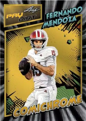 2026 Leaf Paydirt Football Comichrome Fernando Mendoza MOCK UP 2026 Leaf Paydirt Football Comichrome Fernando Mendoza MOCK UP